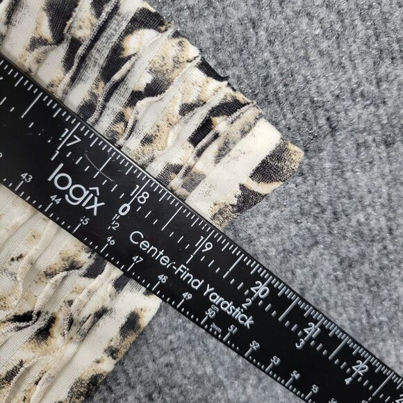 CHICOS TRAVELERS Leopard Animal Print Textured Cardigan SIZE 0 US SMALL 4 - Picture 11 of 12